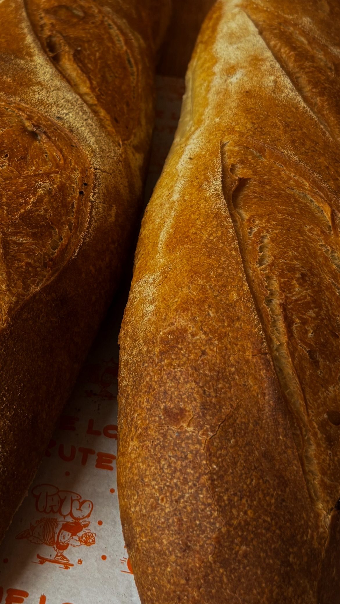 Baguette de masa madre